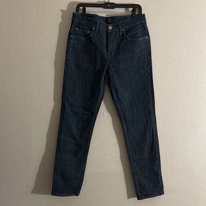 DSTLD Cigarette Dark Wash Blue Jeans Men’s PREMIUM DENIM Slim fit 32X30. NWOT